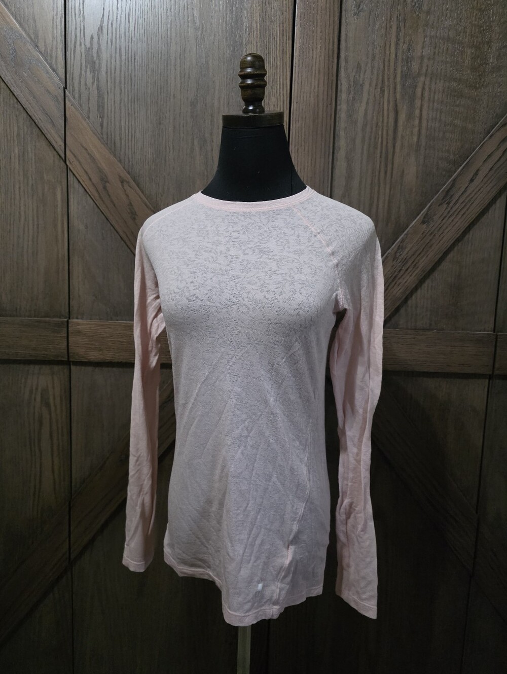 Smartwool Lace Pale Pink Long-Sleeve Crew